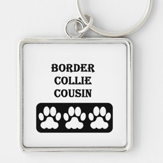 Porte-clés Cousin Border Collie (Devant)
