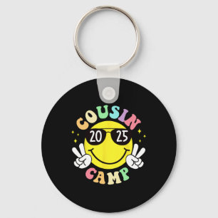 Porte-clés Cousin Camp 2025 Camping Feu de camp Vacances d'ét