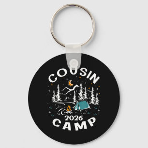 Porte-clés Cousin Camp 2026 Vacances en famille Camping d'été