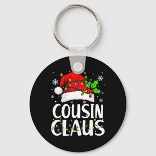 Porte-clés Cousin Claus Noël Père Noël Matching Family Noël