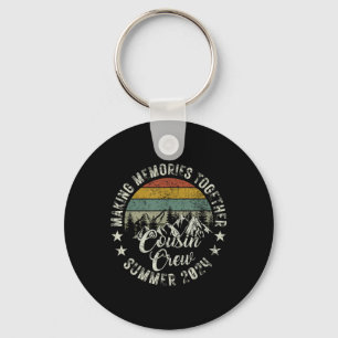 Porte-clés Cousin Crew 2024 Summer Vacation Beach Voyage en f