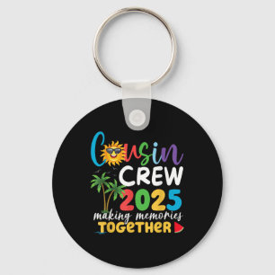 Porte-clés Cousin Crew 2025 Summer Vacation Beach Voyage en f