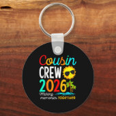 Porte-clés Cousin Crew 2026 Summer Vacation Beach Family Trip (Recto)