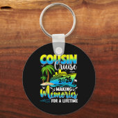 Porte-clés Cousin Cruise 2026 Making Memories For A Lifetime (Recto)