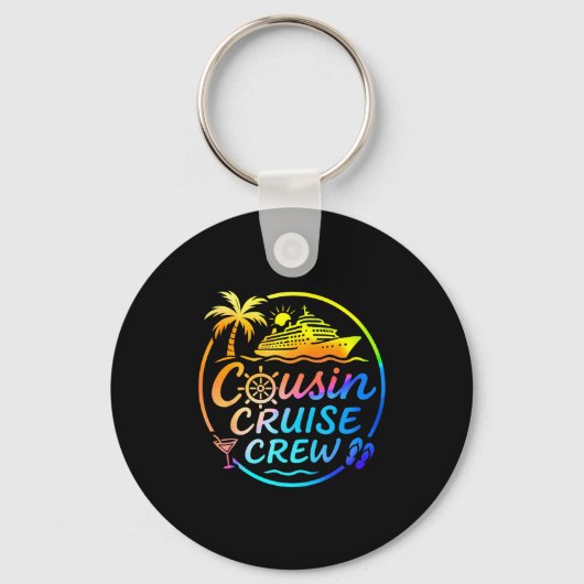 Porte-clés Cousin Cruise Crew Trocal Summer Vacation Matching (Recto)