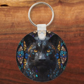 Porte-clés Coussin d'accents de panneau noir (Recto)