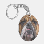 Porte-clés Coussin de jet de Bouledogue Anglais (Devant gauche)