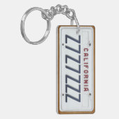 Porte-clés COUTUME blanche de porte - clé de plaque (Devant gauche)