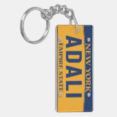 Porte-clés Coutume d'art de plaque minéralogique d'état (Devant gauche)