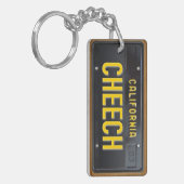 Porte-clés COUTUME de porte - clé de plaque minéralogique de (Devant gauche)