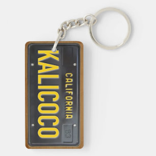 Porte-clés COUTUME de porte - clé de plaque minéralogique de