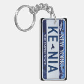 Porte-clés COUTUME de porte - clé de plaque minéralogique de (Devant gauche)