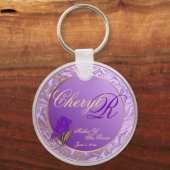 Porte-clés Coutume Mère de la chambre Tons de Lavender Keepsa (Recto)