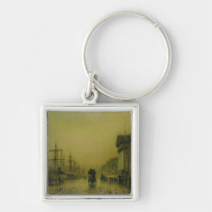 Porte-clés Coutumes H de docks de John Atkinson Grimshaw