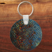 Porte-clés Couvercle de trou de main NYC (Recto)