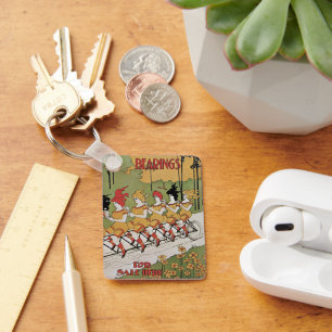 Porte-clés Couverture Art Nouveau vintage, Paliers Vélo Tande