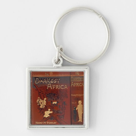 Porte-clés Couverture de 'en Afrique la plus foncée : ou la (Devant)