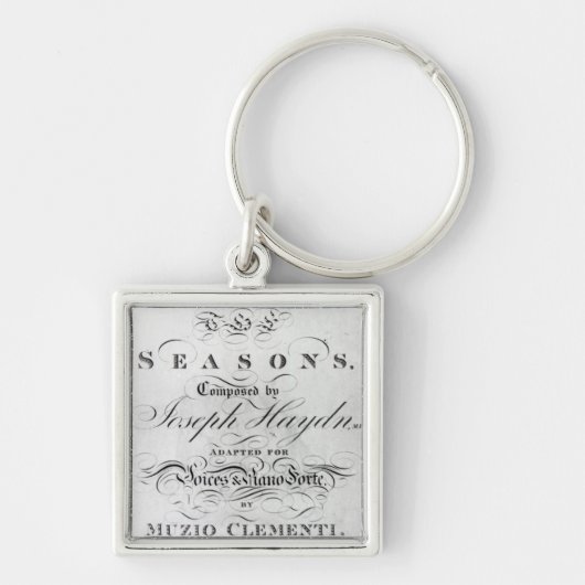 Porte-clés Couverture de la feuille de score des 'saisons (Devant)