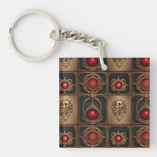 Porte-clés Couverture de livre gothique (Devant)