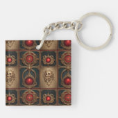 Porte-clés Couverture de livre gothique (Dos)