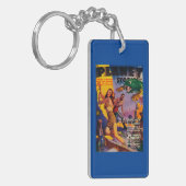 Porte-clés Couverture de magazine d'histoires de planète 5 (Devant gauche)