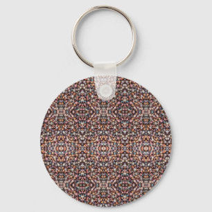 Porte-clés Couverture de perles en bois pastel