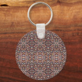 Porte-clés Couverture de perles en bois pastel (Recto)