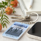 Porte-clés Couverture du livre de promotion des auteurs-écriv (Devant droit)