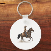Porte-clés Cow-boy à cheval (Recto)