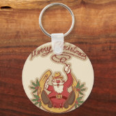 Porte-clés Cow-boy Santa Claus (Recto)
