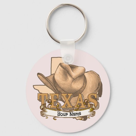 Porte-clés Cow-boy Texan (Recto)