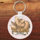 Porte-clés Cow-boy Texan (Recto)