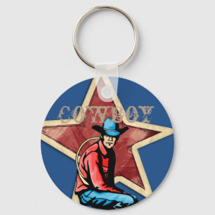 Porte-clés Cowbow Occidentale Avec Étoile