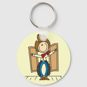 Porte-clés Cowboy au Saloon Tshirts et Cadeaux