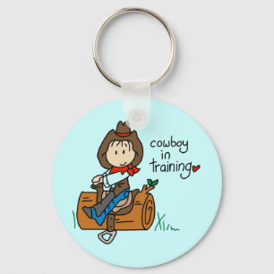 Porte-clés Cowboy en T-shirts et cadeaux de formation