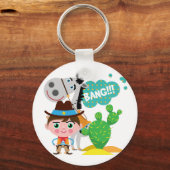 Porte-clés Cowboy et cheval (Recto)