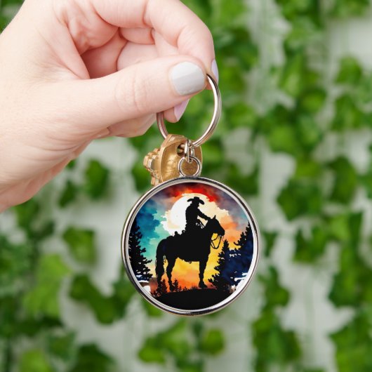 Porte-clés Cowboy Occidental (Main)