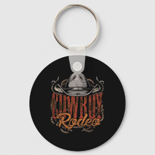 Porte-clés Cowboy Rodeo Western Texan cadeau Pays Bull Ridin