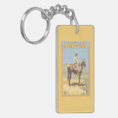 Porte-clés Cowboy (vue de côté) Arizona (Devant gauche)