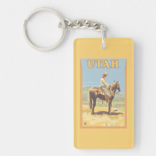 Porte-clés Cowboy (vue de côté) Utah
