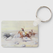 Porte-clés Cowboys du Bar Triangle par CM Russell (Recto)