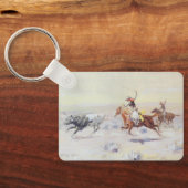 Porte-clés Cowboys du Bar Triangle par CM Russell (Verso)
