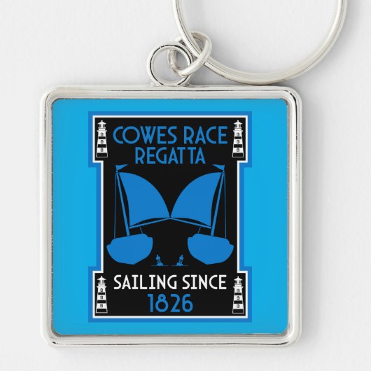 Porte-clés Cowes île de Wight Yacht Regatta (Devant)