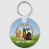 Porte-clés Cowgirl avec corde promotionnelle (Verso)