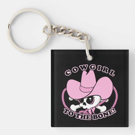 Porte-clés Cowgirl Skull (Devant)
