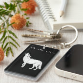 Porte-clés Coyote hurlant Thunder_Cove (Devant droit)