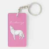 Porte-clés Coyote hurlant Thunder_Cove (Dos)