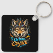 Porte-clés Coyote urbain (Dos)