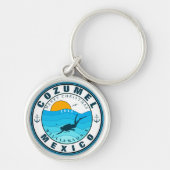 Porte-clés Cozumel Mexique Plongée Voyage Vacances Souvenir (Devant)