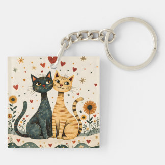 Porte-clés Cozy Cats